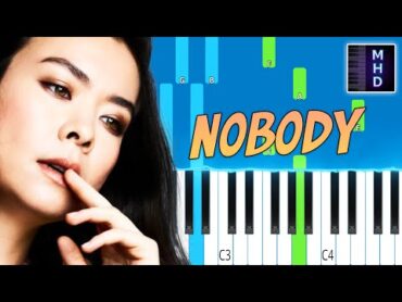 Mitski  Nobody  Piano Tutorial