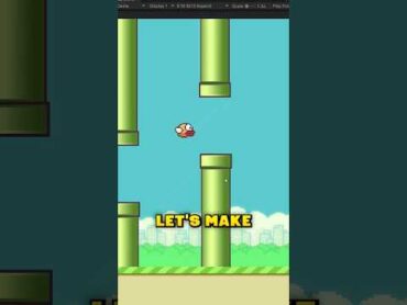 Let&39;s make Flappy Bird in 1 Minute ! unity gamedev valem