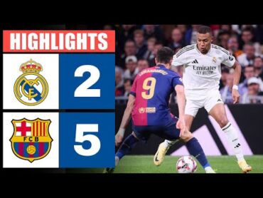 ريال مدريد vs برشلونة 2  5  أبرز المعالم  نهائي كأس السوبر الإسباني 2024/25