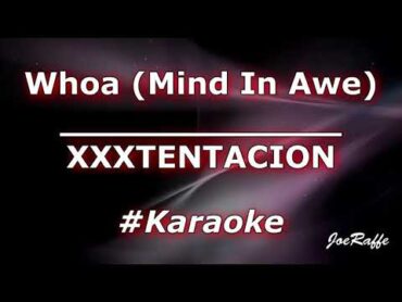 xxxtentacion WHOA karaoke lyrics track