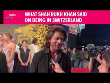 Shah Rukh Khan Interview  Shah Rukh Khan Speaks With NDTV At Locarno Film Festival