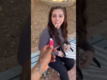 SNAPPING MATCHBOOK PRANK!! 😂 fyp matchbook lighter funny outdoor smoke cigarette deaf fy