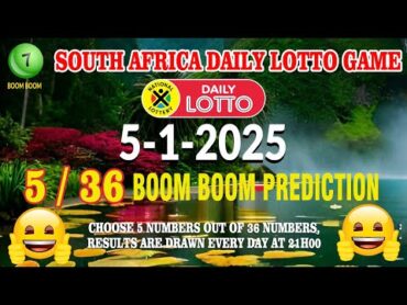 5/1/2025 SA Daily Lotto Game Prediction I SA Daily Lotto prediction today I South Africa Lottery