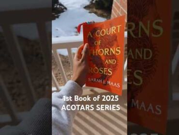 1st Book of 2025 starting the ACOTAR Series booktok bookgirlie acotar sarahjmaas