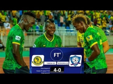 Full time.Magoli yote ya Yanga vs Dodoma jiji. goli la Aucho limekua Gumzo