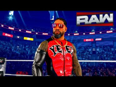 "Main Event Energy: Jey Uso Lights Up RAW"wwe wwe2k25 wwe2k24 wrestling gaming gamingvideos