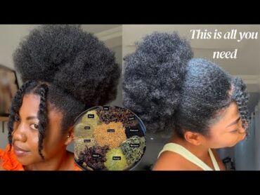 Growing thicker hair is easy /The AYURVERDIC HERBS that actually works/ use twice a week