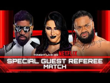 WWE 2K24  Jey Uso VS Jacob Fatu  Special Guest Referee Match  Raw