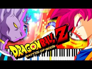 Dragon Ball Z Battle of Gods  Hero Song of Hope by FLOW  Piano Tutorial