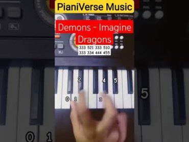 Demons  Imagine Dragons (Piano Tutorial) viral shorts