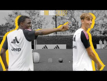 Juventus players juggling anything but a football 🎲  Huijsen vs Nonge