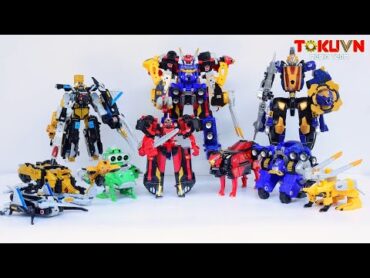 All DX Gattai Tokumei Sentai GoBusters 2012! DX 特命戦隊 ゴーバスターズ! Power Rangers Beast Morphers! (60fps)