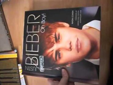 My Justin Bieber book collection    كتب جاستن بيبر من متجر سيلبرتي ستور