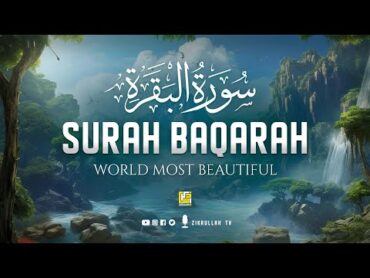 Surah Al Baqarah Full سورة البقره  Relaxing Calming & Heart Touching Quran  Zikrullah TV