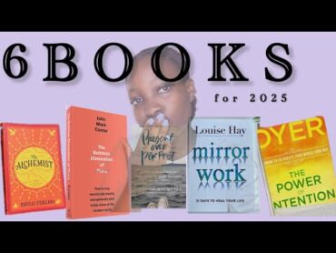 6 MUST READ BOOKS FOR A BETTER 2025  BOOKTUBE SERIES 📚