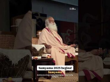 Samyama 2025 begins at the Isha Yoga Centre in Coimbatore! samyama sadhguru ishafoundation