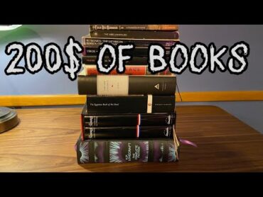 I bought 200$ worth of Books, here are those Books…