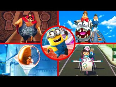 Despicable Me: Minion Rush  All Bosses (Boss Fight) 1080P 60 FPS