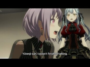 Saki Confronts Nyamu After The Unmasking  BanG Dream! Ave Mujica  The Die is Cast S1E2