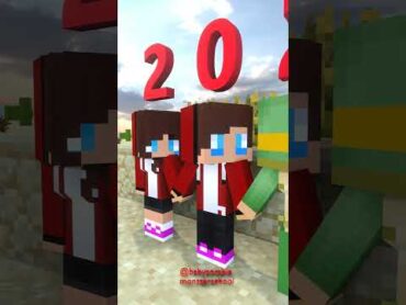 Happy New Year 2025  Special episode   Baby zombie minecraft  shorts