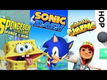 SpongeBob Sponge on the Run Vs. Sonic Dash Vs. Subway Surfers Vs. Hop