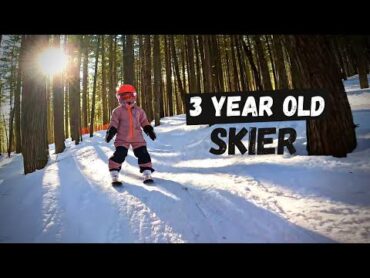 Toddler Skiing  3 Year Old Ski Buddy