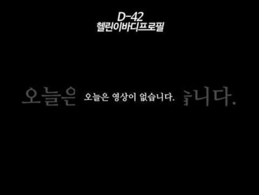 D42 영상 찍는 거 포기했습니다 다이어트 바디프로필