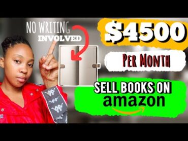 Make $4500 A Month Selling Books Online No Writing Required Worldwide