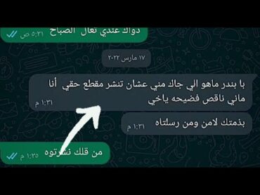 سالب يرسل لصاحبه ليش تنشر مقاطعي وانت تزغ*ني ؟ سالب موجب جاد