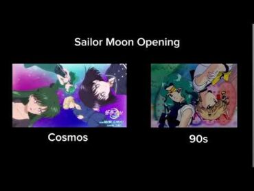 Sailor Moon Opening Cosmos & 90s Comparison!