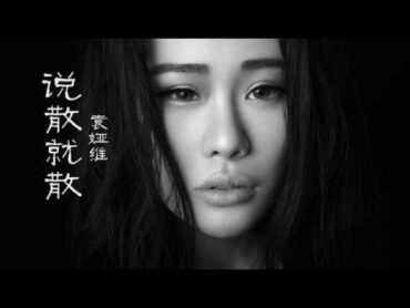 【说散就散】字幕版 袁娅维 完整电影版本《前任3：再见前任》电影主题曲 抖音热门歌曲 4K