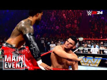 WWE Saturday Night&39;s Main Event 2025: Gunther vs Jey Uso Highlights  WWE2K24