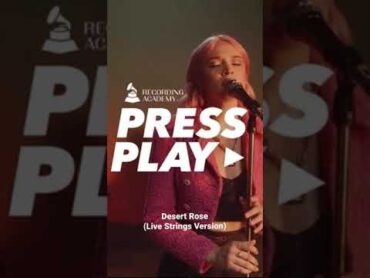 Forgot that I SING? Desert Rose live for The Recording Academy  out now 🎁