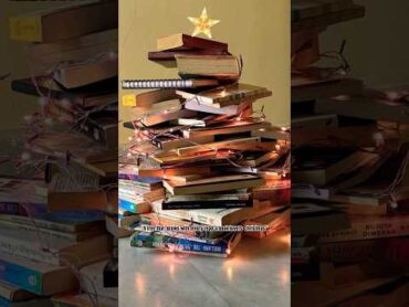 shortsviral  I Built A Christmas Tree Out Of Books