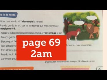 سنة ثانية متوسط لغة فرنسية صفحة 69 français 2am page 69 les verbes introducteurs de paroles