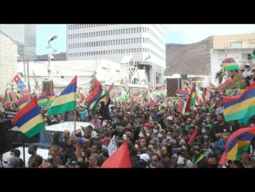 Mauritius: huge demonstration against the government after oil spill  AFP