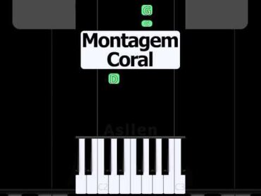 Montagem Coral (DJ Holanda)  Piano Tutorial