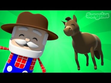 Old MacDonald Had A Farm  Horse  Autumn  Nursery Rhymes  Kids Songs  4K Video