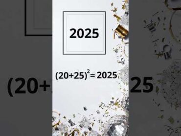 Benvenuto 2025 math mathsimparare 2025 newyear