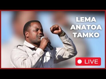 LIVE  Godbless Lema wa CHADEMA Anatoa Tamko Muda Huu