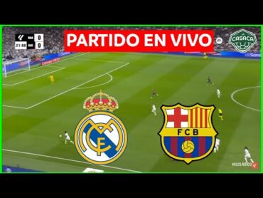 🚨 REAL MADRID vs BARCELONA  EN VIVO 🔥 SUPERCOPA de ESPAÑA