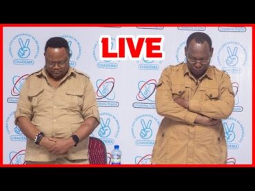 🔴 LIVE  MWENYEKITI CHADEMA ANATANGAZWA USIKU  HUU MLIMANI CITY / TUNDU LISSU AU MBOWE ?...