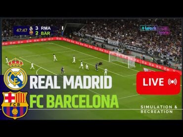 REAL MADRID vs BARCELONA ElClásico 2025 Final Super Cup Full Match Live Simulation