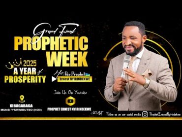 12/1/2025/ 16:00  SEVEN (7) DAYS OF PROPHECY FINAL SEVEN DAY (7) WITH REV PROPHET ERNEST N