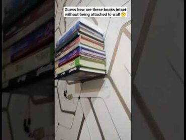 Hanging Books on wall