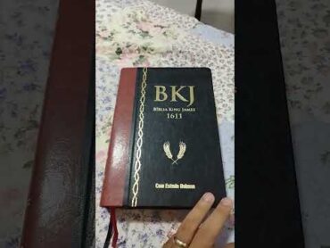 Review da BKJ  Bíblia King James 1611, com Estudo Holman (6a Edição)  Parte 01