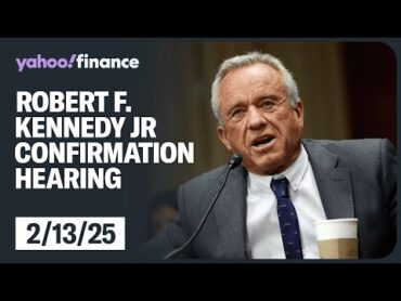 LIVE: Robert F Kennedy Jr&39;s confirmation hearing for HHS Secretary