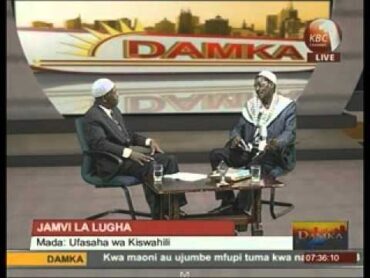 JAMVI LA LUGHA :UFASAHA WA KISWAHILI