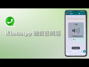 【iOS / Android 通用】WhatsApp 聽唔到錄音📞3 招搞掂 WhatsApp 聽錄音問題  廣東話