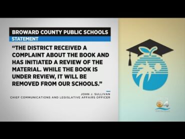 Sex education book pulled from Broward public school libraries